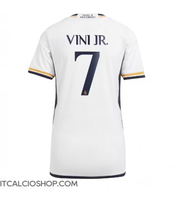 Real Madrid Vinicius Junior #7 Prima Maglia Femmina 2023-24 Manica Corta